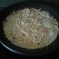 El cooksnap de Pilar Fernandez Maldonado cuando hizo Espaguetis con salsa carbonara.