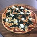 El cooksnap de Dagoberto cuando hizo Pizza Florentina.