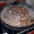 El cooksnap de Fabio Vizzini cuando hizo Chorizos a la pomarola en disco de arado.