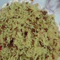 Umme Yousuf's cooksnap of when they made Keema Masoor Biryiani.