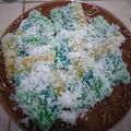 Cooksnap dari Sri Nurhayatii untuk resep Lapis Singkong Pelangi