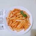 Cooksnap của Kim Ngân khi họ làm theo món Khoai tây chiên lắc phô mai
