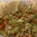 El cooksnap de Marieta cuando hizo Guacamole con pico de gallo.