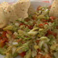El cooksnap de Marieta cuando hizo Guacamole con pico de gallo.