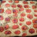Cooksnap από nitsa στη συνταγή Αυθεντική φοκάτσια με δεντρολίβανο και ντοματίνια ♠️💜