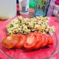 El cooksnap de Belen Molina cuando hizo Soufflé de atún y verduras light.