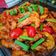 Cooksnap Norashikin Rahmat semasa beliau membuat Udang dan sotong masak kam heong.