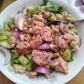 Cooksnap από Δέσποινα Καρπούζα στη συνταγή Σαλάτα με μαρούλι, τόνο και αγγουράκι