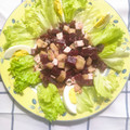 El cooksnap de Carmen Morales cuando hizo Ensalada de remolacha con vinagreta de queso de cabra.