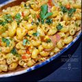 Saima Sameer Ali's cooksnap of when they made Chicken tikka macaroni.