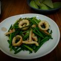 小倩 的 韭菜花炒花枝 cooksnap
