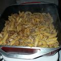 El cooksnap de Evelyn cuando hizo Guiso de Fideos (Mostacholes con Carne).