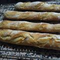 El cooksnap de chimo Megias cuando hizo Baguettes caseros.