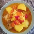 El cooksnap de Alvaro cuando hizo Estofado de costillas de cerdo.