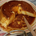 El cooksnap de lorena diaz cuando hizo Flan casero con crema y dulce de leche.
