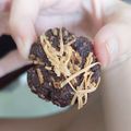 Cooksnap dari tsujana untuk resep Dark Choco Cheese Oat Cookies Gluten Free (takaran sendok)