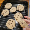 El cooksnap de Luciana Argañaraz cuando hizo Cookies de Avena y Chocolate.