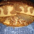 El cooksnap de Karina Perez cuando hizo Bizcochuelo marmolado.