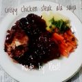 Cooksnap dari Restea untuk resep Crispy Chicken Steak ala saya 🍗🍟🥕