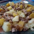 El cooksnap de Anna Bella alias Moni Argento cuando hizo Guiso de lentejas y carne con vegetales.