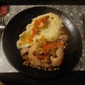 El cooksnap de Claudio Toledo cuando hizo Pollo arvejado.