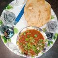Nishu singla का कुकस्नैप जब उन्होंने छोले चाट (chole chaat recipe in Hindi) बनाया था।