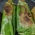 Cooksnap dari Devy Manurung untuk resep Nasi bakar ayam suwir kemangi bumbu kuning 🧡