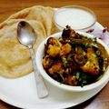 jyoti prasad का कुकस्नैप जब उन्होंने सूखी गोभी आलू की सब्जी (sukhi gobi aloo ki sabzi recipe in Hindi) बनाया था।