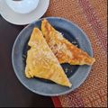 Luna Bose's cooksnap of when they made চীজি ব্রেড অমলেট(cheesy bread omlette recipe in Bengali).