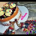 کوک اسنپ Elham بعد از امتحان کردن کیک بستني شكلاتي با سس شكلاتي دو رنگ 😍😍.
