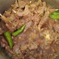 Asma Faryal Khan's cooksnap of when they made Mutton qorma.
