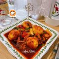 Cooksnap Mahadiah semasa beliau membuat Acar telur.