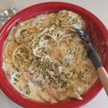Lucas Brendel's cooksnap of when they made Lemon-Herb Grilled Chicken Alfredo.
