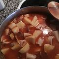 El cooksnap de Anita cuando hizo Cazuela de patatas con calamares a la marinera.