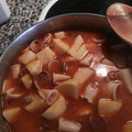 El cooksnap de Anita cuando hizo Cazuela de patatas con calamares a la marinera.
