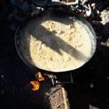 El cooksnap de pelado luis cuando hizo Arroz con pollo al disco.