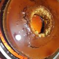El cooksnap de Nathy Urquiza cuando hizo Flan Casero.