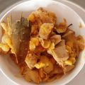 স্বর্নাক্ষী চ্যাটার্জি 's cooksnap of when they made এচোঁড় দিয়ে ছোলার ডাল (enchor diye cholar dal recipe in Bengali).