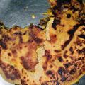 Aabha's cooksnap of when they made Methi paratha.