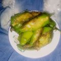 Nirmala Rajput का कुकस्नैप जब उन्होंने आलू भरी हरी मिर्ची (ALOO BHARI HARI MIRCHI RECIPE IN HINDI) बनाया था।