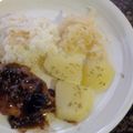 El cooksnap de florcastro cuando hizo Pechuga de pollo en salsa de frutos del bosque.