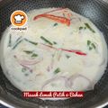 Cooksnap Mahadiah semasa beliau membuat Sayur Lemak Kobis dan Kacang Panjang.