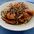 El cooksnap de lusalcidos cuando hizo Fideos fritos yakisoba de gambas.