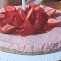 El cooksnap de Yanina Garcia cuando hizo Cheesecake sin horno de frutilla y en pocos minutos.