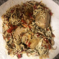 El cooksnap de Raquel cuando hizo Atún guisado con colas de gambas.
