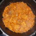 El cooksnap de Itzel Saavedra cuando hizo Chicharrón en salsa roja.