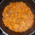 El cooksnap de Itzel Saavedra cuando hizo Chicharrón en salsa roja.