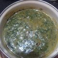 Sujata Kulkarni's cooksnap of when they made लसुणी पालक (lasuni palak recipe in marathi).
