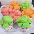 Cooksnap dari ILV untuk resep Bolu Mekar Kukus Simple Motif Semangka 