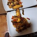 El cooksnap de Francisco Gonzalez cuando hizo 339. Cazuela de muslos de pollo con pimientos y Romero.